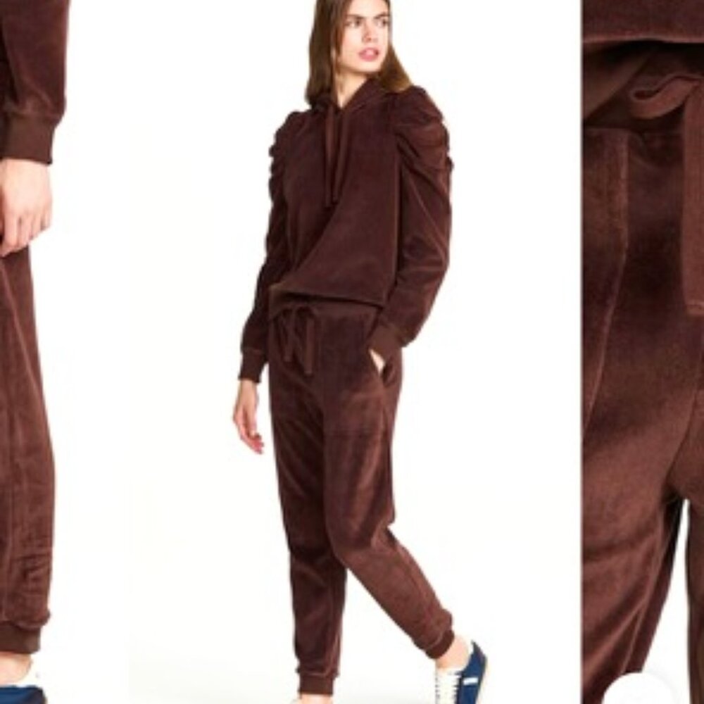 Rebecca Minkoff Nora Velour Sweatpants